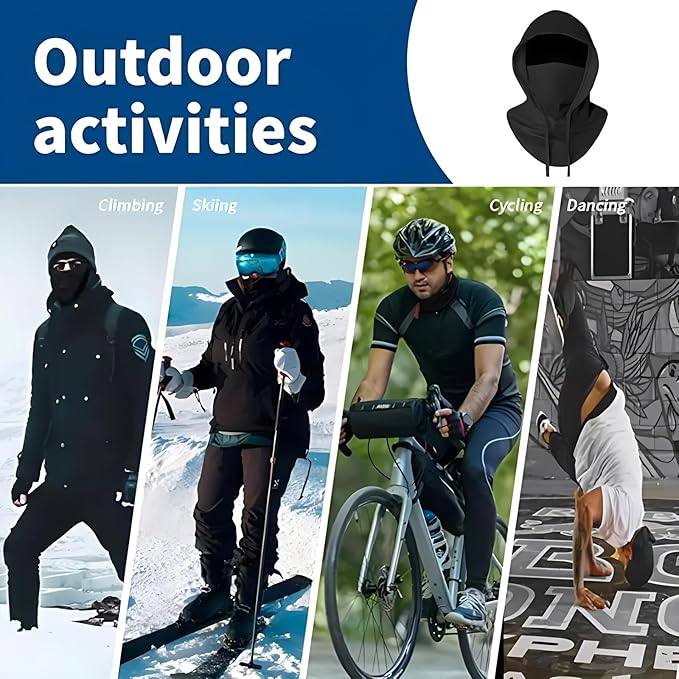 3 Pack Balaclava Sun UV Protection Hood Breathable Full Head Mask Face Cover for Men Women Motorcycle Cycling Fishing