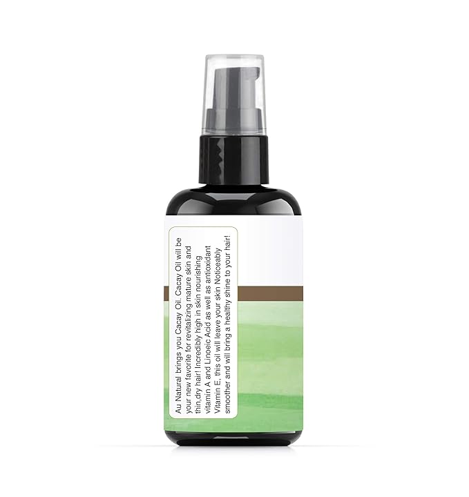 Au Natural Organics Cacay Oil - 100% Cold Pressed Kahai, Natural Retinal Vitamin A, E for Hair, Face, Body, Nails - Anti Wrinkle Face Oil, Repair Dry Damaged Hair, Reduces Flakes on Scalp 30ml