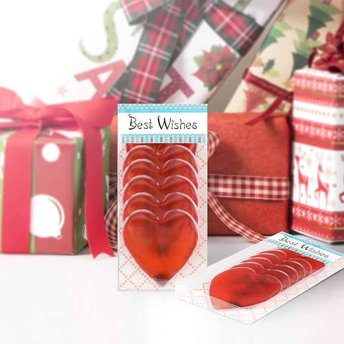 NWK Reusable Instant Hand Warmer Gel Heat Packs Body Warmer with Gift Packaged 2025 Christmas White Elephant Stocking Stuffers Gifts 6pack