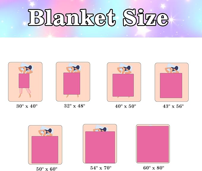 Custom Christmas Blanket for Kids, Personalized Throws Blankets Birthday Dark Blue Name Pattern Customized Gifts for Teen Girls Boys, Name Blanket for Baby Grandkids