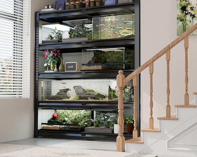 PrimeZone Heavy Duty Garage Shelving 5 Tier Heavy Duty Storage Shelves Adjustable Industrial Metal Wire Shelf Unit for Garage,Basement,Pantry,Warehouse,Commercial,48" W X 24" D X 72" H 4 Pack