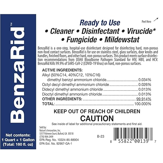 Pro Mold Killer Fungicide Disinfectant including Aspergillus Niger (Black Mold) H5N1 Pack | Multi-Purpose Fungicide, Mildewstat, Disinfectant, Virucide | EPA Reg. 1 Gal + 32 oz.