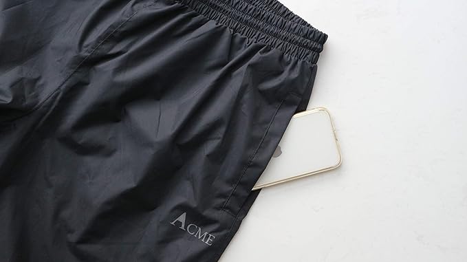 Acme Projects Men Waterproof Rain Suit (Jacket & Pants) 10000mm/3000gm Breathable Windproof Taped Seam Lightweight Gear