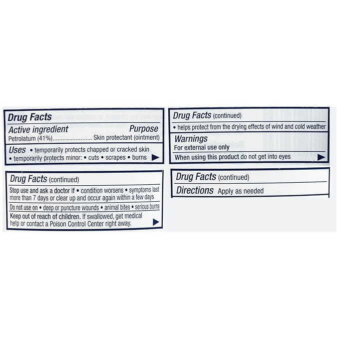 Aquaphor Healing Ointment - Skin Protectant for Dry Cracked Skin - Hands, Heels, Elbows - 2.8 oz Jar (Pack of 3)