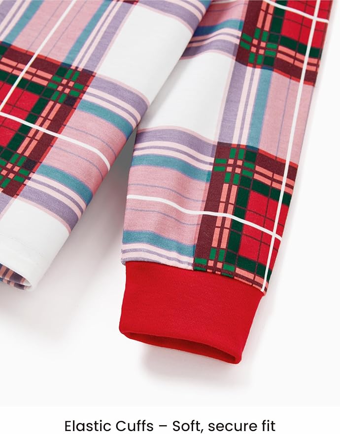PATPAT Christmas Family Matching Pajama Sets Includes Christmas Socks - Perfect for Family Photos & Holiday Celebrations