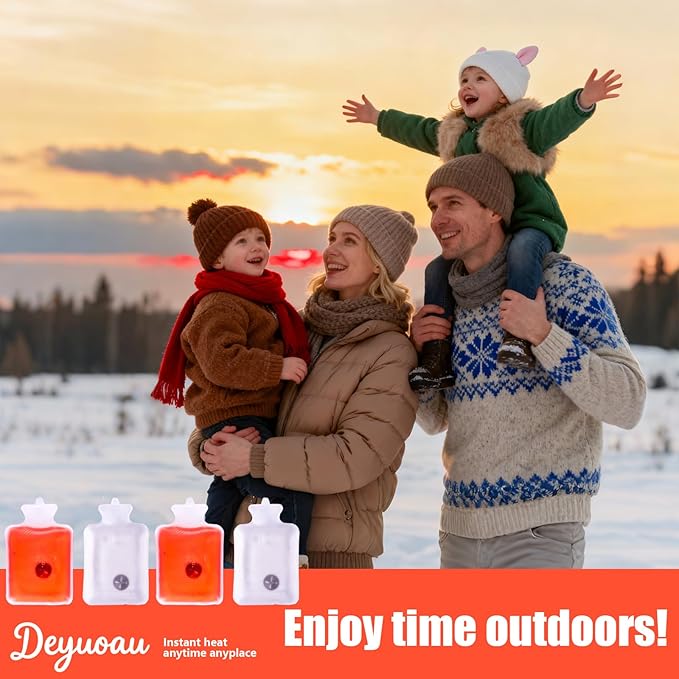 Reusable Pocket Heat Packs, Hand Warmers - Easy Reset & Comfortable Warmth for Daily Use, Commute & Cold Days