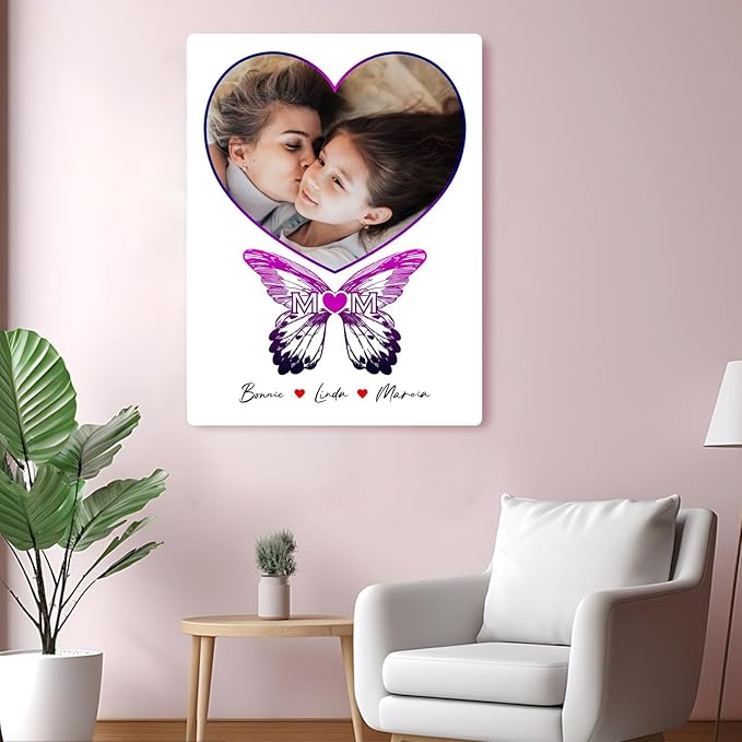 Custom Style Custom Metal Photo Prints,Customize Your own Picture Frame,Personalized Metal Picture Gift for Family and Lovers