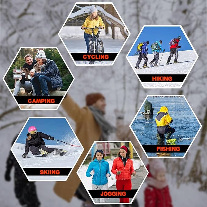 8 Pack Magic Hand Warmers, Reusable Snap Heat Packs, Reusable Pocket Hand Warmers, Portable handwarmers Used for Outdoor, Indoor, Working, Studying, Camping, Warm Gifts for Adults or Kids