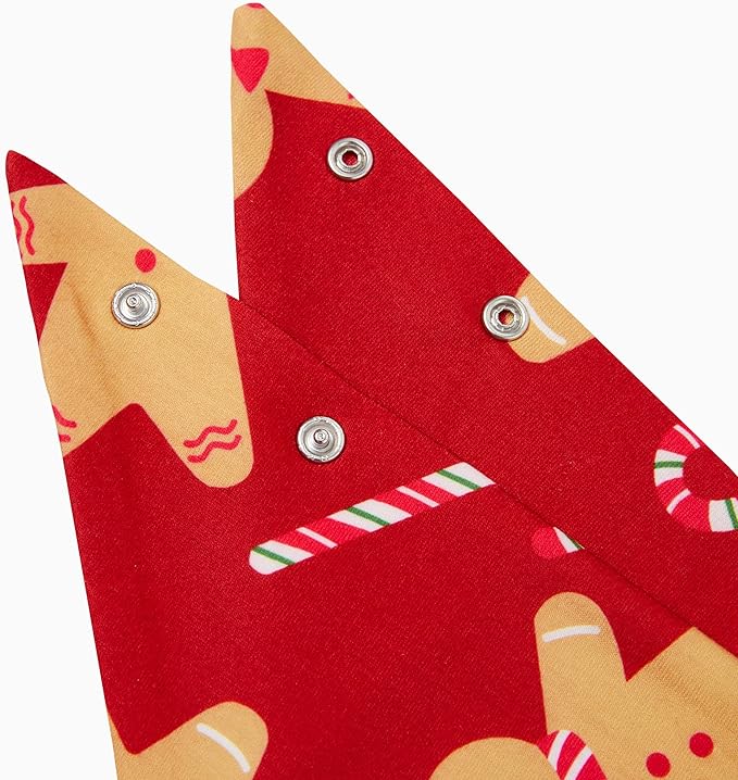 PATPAT Matching Family Christmas Onesie Pajamas – Holiday Hooded Jumpsuit Sleepwear PJs Couples Xmas Loungewear with Socks