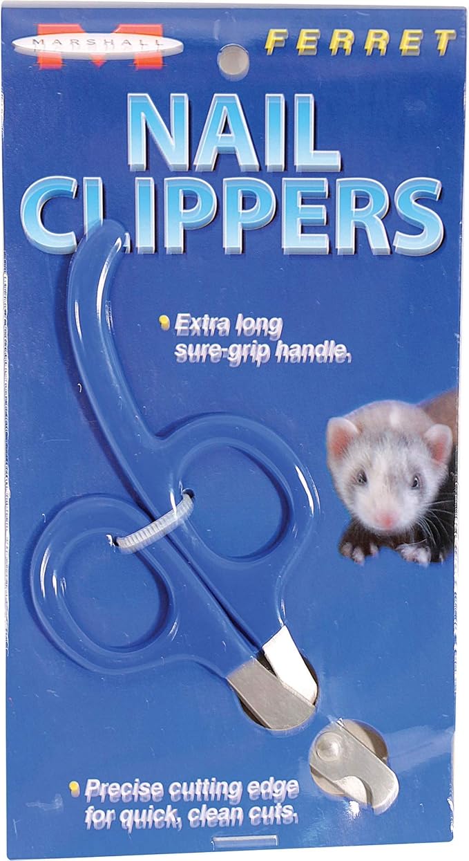 Marshall Ferret Nail Clippers – Blue – Easy Grip Handle for Comfortable Use – Precise Cutting Edge for Quick and Clean Trimming – Suitable for Small Animals
