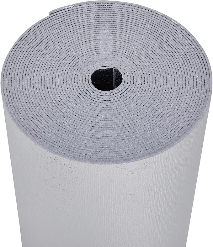 INSULATION MARKETPLACE SmartSHIELD -3mm 24 Inchx25ft Reflective Foam Core Insulation roll, Radiant Barrier - Engineered Foil