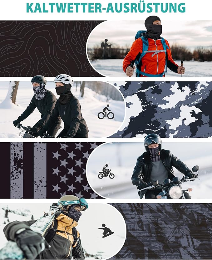 Balaclava Ski Mask for Men Winter Face Mask Breathable & Thermal Winter Balaclava Women for Cold Weather Outdoor