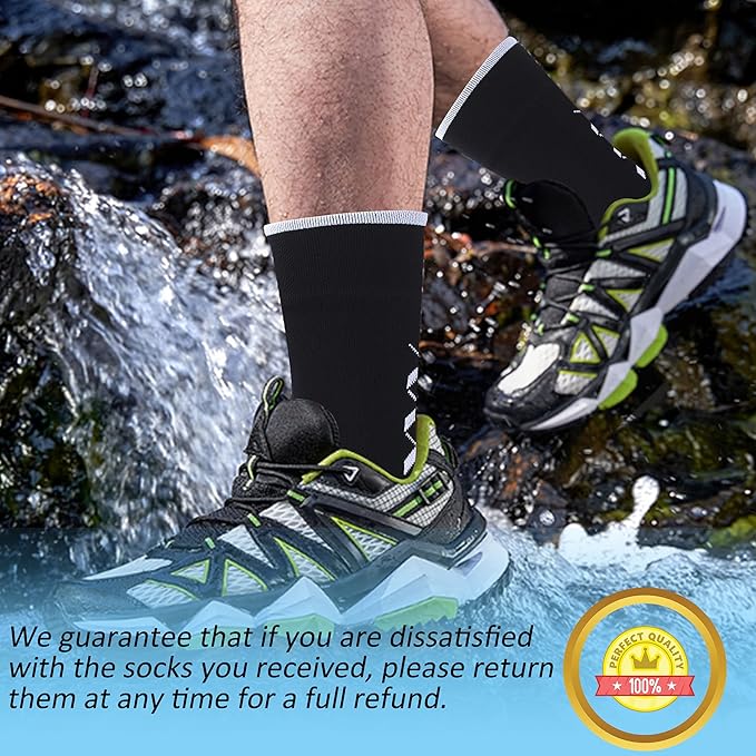 Waterproof Socks Neoprene Unisex Breathable Outdoor Sports Hiking Fishing Wading Crew/Ankle Socks