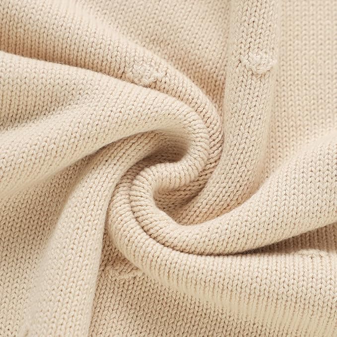 Neiwech Cotton Baby Blanket Knit Soft Cozy Lightweight Crib Stroller Nursery Receiving Swaddling Blankets for Newborn Infants Boys Girls Camel 30x40 Inch