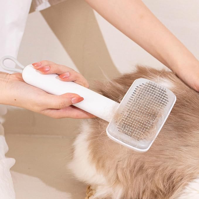 Grooming Mitt Kit with Deshedding Brush, Dogs & Cats | includes 2 mitts, self-cleaning deshedding brush, machine washable