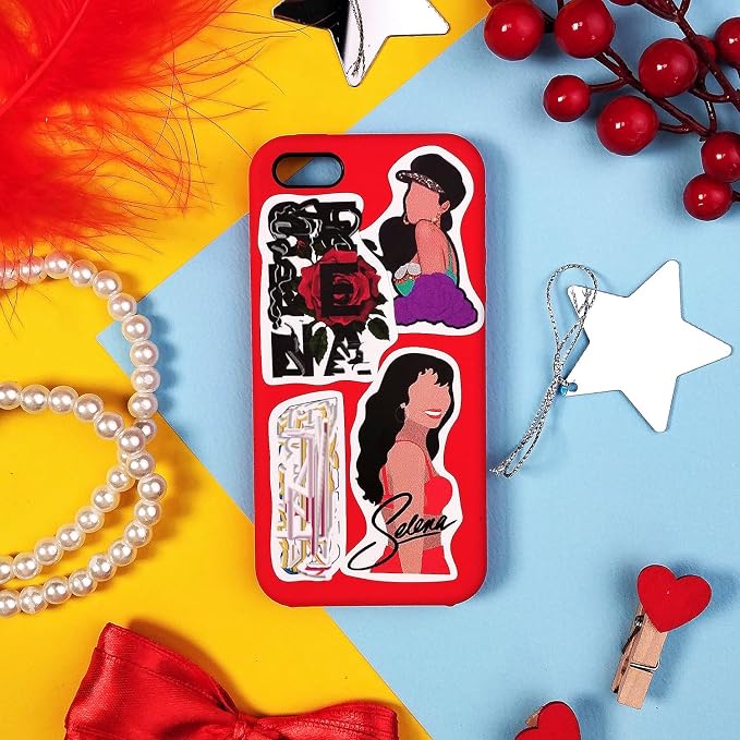 Selen_a Quintanill_a Stickers for Water Bottles - Waterproof Selenaa Stickers, Gifts for Women and Men, Gifts for Women & Men