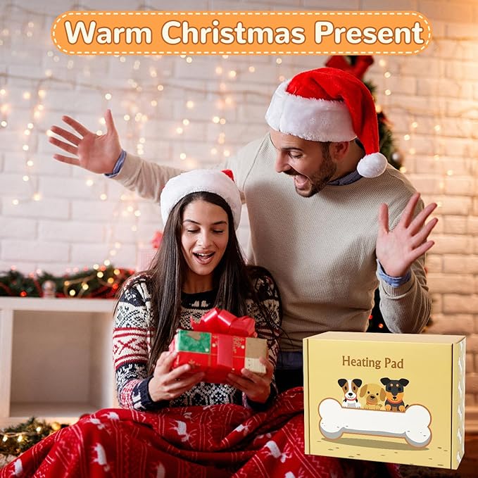 Microwave Heating Pad for Pain Relief, 16" x 11" Microwavable Heating Pads for Cramps, Back Pain, Neck Shoulder, Muscles, Knee, Joints, Natural Heat Pack Moist Heat, Golden Retriever