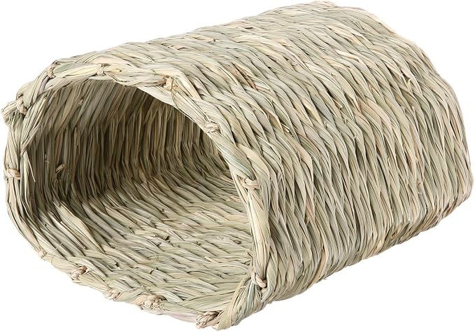 Oxbow Timothy Hay Tunnel, Guinea Pig Hideout, Rabbit & Bunny Tunnel, Edible | Guinea Pig Tunnel, Timothy Club, Timothy Hay, Rabbit Tunnel, Edible, Hand-Woven, Guinea Pig Enrichment, Rabbit Enrichment