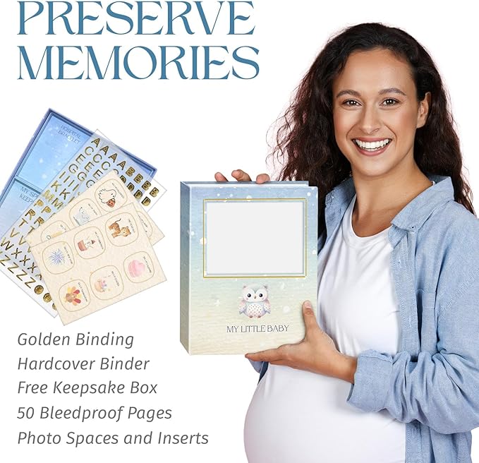 Baby Memory Book with Keepsake Box