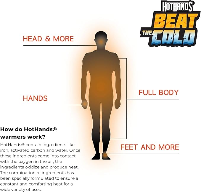 HotHands Lap Warmer, Largest Warmer 16" X 10" - Up to 8 Hours of Long Lasting Heat - 1 Lap Warmer,Tan