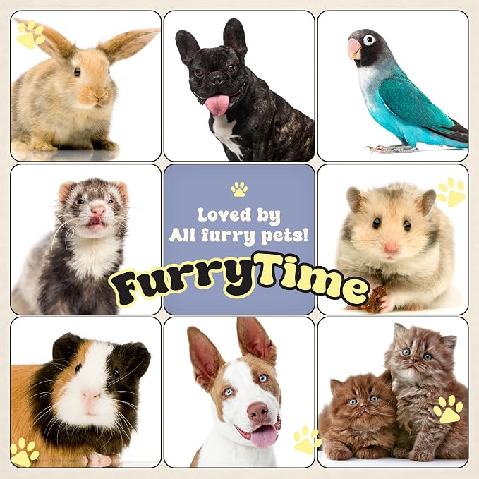 FURRYTIME Pet Cleaning Glove Wipes for Dogs & Cats, 30 Gloves, Hypoallergenic Pet Wipes Disposable No-Rinse Grooming, Extra Thick Bathing Wipes, Pet Dry Cleaning Paws, Coat, Ears, Eye Area, Butt | Hypoallergenic, Lick-Safe, Full-Body Grooming & Deodori...