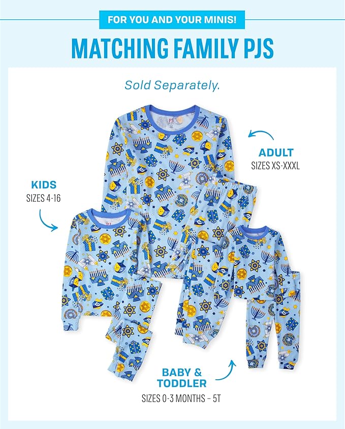 The Children’s Place Family Matching, Christmas and Holiday Pajama Sets, Cotton
