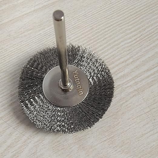 69Pcs Abrasive Wheel Buffing Polishing Wheel Wire Brushes Set for Rotary Tool Accessories,Shank 3mm Mini Brush Polishing Kit,for Power-Operated Grinders