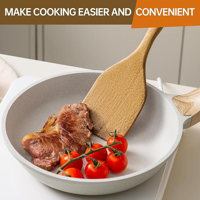 2 Pcs Wooden Cooking Utensils Set ,Wooden Spoons for Cooking,