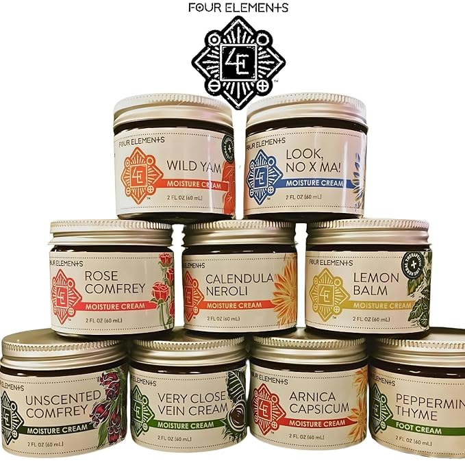Look NO X MA Skin Soothing Cream 2 OZ | 100% Organic Calendula and Chamomile Infused, Body and Face Moisturizing Cream | Handmade Plant Rich Hydrating Moisturizer for Dry, Irritated, Sensitive Skin