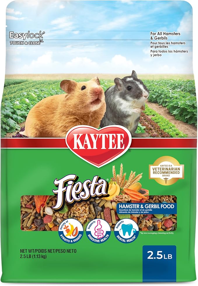 Kaytee Fiesta Mouse & Rat Food, Nutritious Blend, 2 Pounds | More mealtime fun. Mouse food blend. Fruits, veggies, rat enrichment