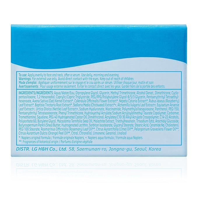 belif Aqua Bomb – Daily Niacinamide Hydrating Moisturizer, Lightweight Plumping Facial Cream with Hyaluronic Acid & Squalane, Cooling Effect, Anti-Aging, Korean Skincare, 1.68 fl oz (50ml)