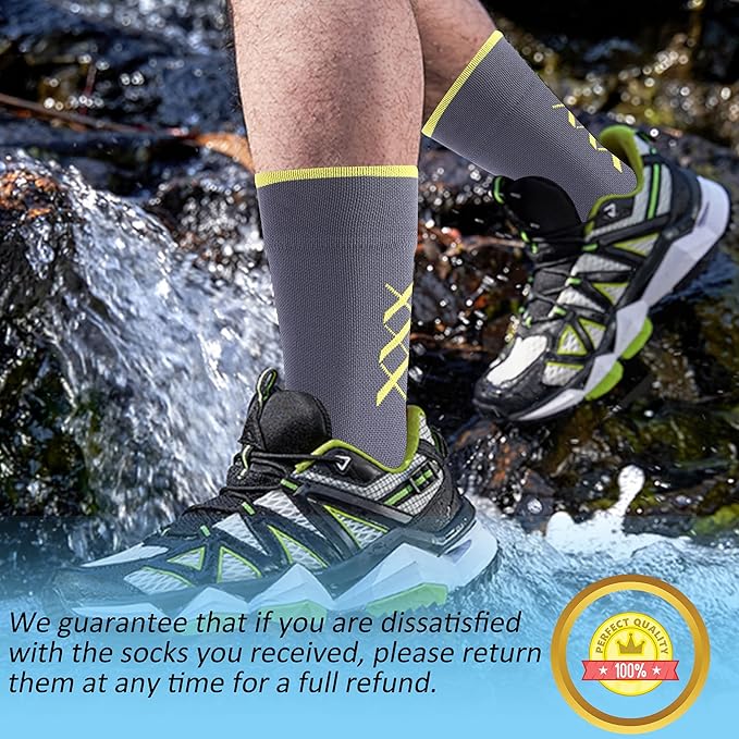 Waterproof Socks Neoprene Unisex Breathable Outdoor Sports Hiking Fishing Wading Crew/Ankle Socks