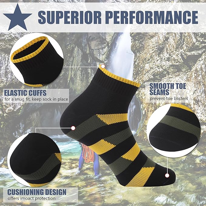 Waterproof Socks Neoprene Unisex Breathable Outdoor Sports Hiking Fishing Wading Crew/Ankle Socks