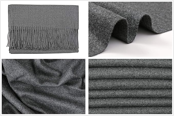 RIIQIICHY Women's Scarf Pashmina Shawls and Wraps for Evening Dress Bridesmaid Wedding Bridal Winter Warm Long Large Scarves