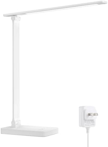 Lepro LED Desk Lamp 9.5W 800lm, Metal Desk Light for Home Office, White