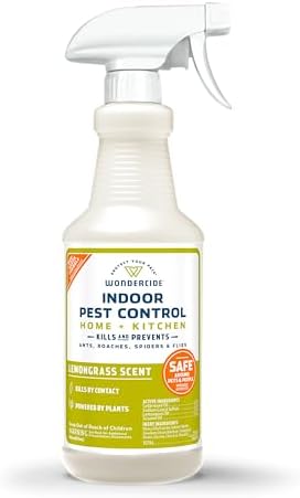 Wondercide - Indoor Pest Control Spray for Home & Kitchen Lemongrass 16 oz