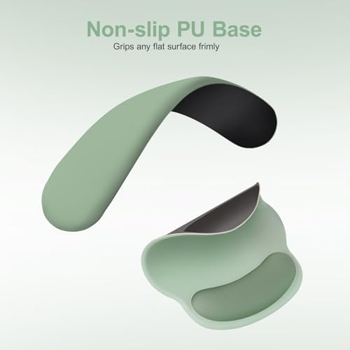 MOSISO Wrist Rest Support for Mouse Pad&Keyboard Set, Antique Green