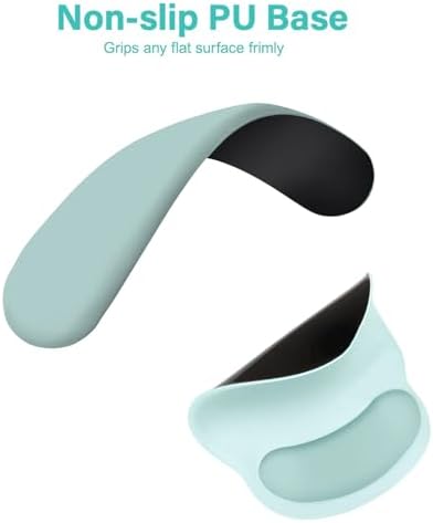 MOSISO Wrist Rest Support for Mouse Pad&Keyboard Set, Aquamarine