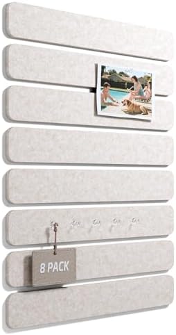 Fluxynara 13" x 2" Felt Wall Panels, Oatmeal