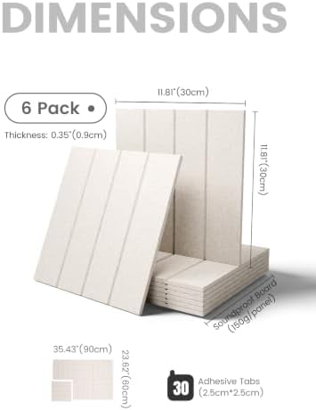 Fluxynara 36" x 24" Large Felt Bulletin Board, Oatmeal