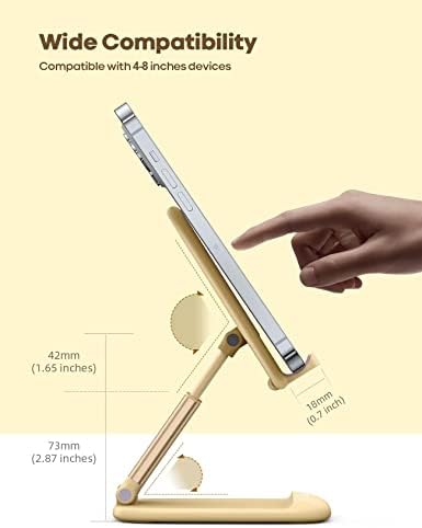Lamicall Yellow Phone Stand for Desk - Telephone Stand Desk