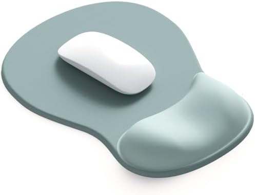 ErgoComfort Gel Wrist Rest Mouse Pad-Ergonomic Office Mousepad with Wrist Support-Non-Slip, Design Desk Accessories Mat for Home&Game Decor (06Azure Dream)