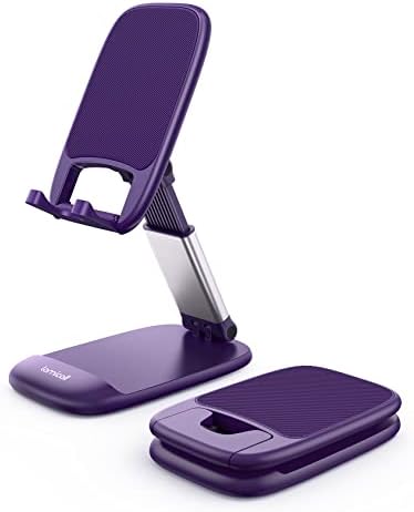 Lamicall Purple Phone Holder for Desk - Dark Purple Cellphone Stand