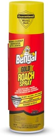 Bengal Gold Roach Spray Dry Aerosol Indoor Roach Killer - 11 oz