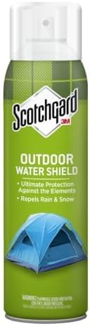 Scotchgard Outdoor Water Shield 10.5 oz Waterproofing Spray – Heavy Duty Water Repellent for Outdoor Fabric, Patio Cushions, Tents, Boots, Umbrellas & More, Dries Odorless and Won’t Stiffen Material