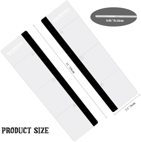 Office Supplies for Women Men 2pcs Monitor Memo Board with Functional Areas