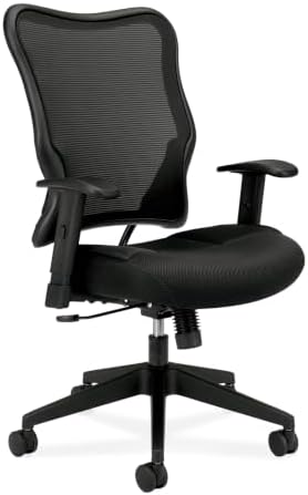 HON Wave Ergonomic Office Chair, Lumbar Support, Desk Chair, Black
