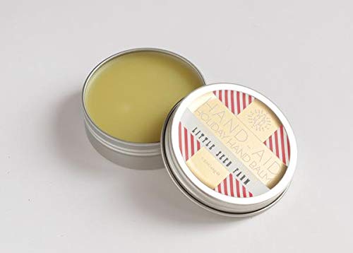 Little Seed Farm - Holiday Hand-Aid – Holiday Hand Moisturizer Balm – Natural, Organic Hand Skin Care with Holiday Scent – Hand Care Balm with Organic Oils & Beeswax – Net Wt. 1.5oz