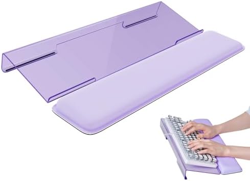 Laborio Computer Keyboard Wrist Rest, Keyboard Riser Stand for Desktop