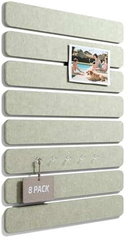 Fluxynara 13" x 2" Felt Wall Panels, Sage